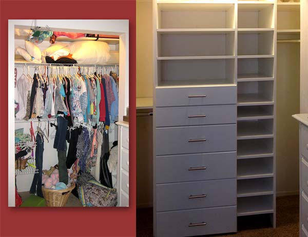 Sonoma Closet Design Before & After